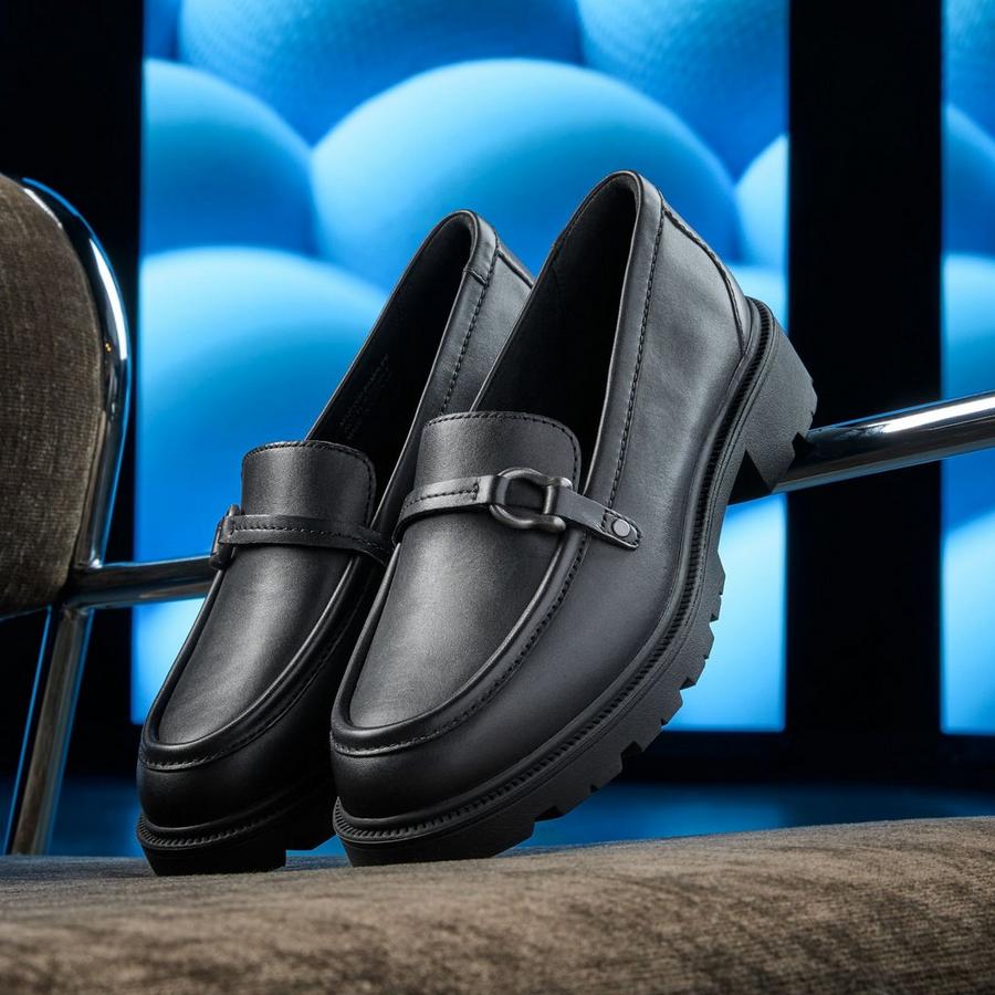 Code L Step Black Leather